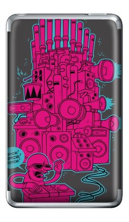 Raspberry DJ Sound Organ / Малиновый диджей звуковой орган танцуй танцуй танцуй - Виниловые наклейки на iPod Classic, страница 36
