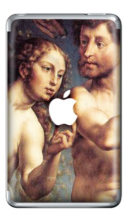 Ева вручает Apple Яблоко как соблазн и новые технологические искушения - Виниловые наклейки на iPod Classic, страница 36