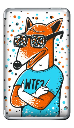 Лиса в очках выражающая удивление WTF - Виниловые наклейки на iPod Classic, страница 33