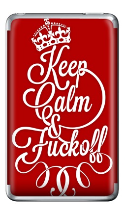 Keep Calm & Fuck off - Виниловые наклейки на iPod Classic, страница 31