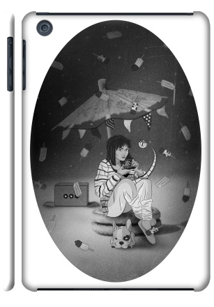 Чаепитие на луне - Наклейки на Чехол матовый для iPad Mini, страница 16