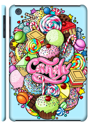 Яркое яйцо из сладостей Candy в стиле поп-арт - Наклейки на Чехол матовый для iPad Mini, страница 15