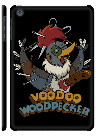 Voodoo Woodpecker Вуду дятел мультяшная стилизованная иллюстрация - Наклейки на Чехол матовый для iPad Mini, страница 15