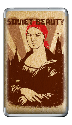 Советская красавица в стиле советских плакатов SOVIET BEAUTY - Виниловые наклейки на iPod Classic, страница 36
