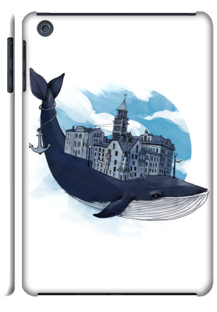 Whale city - Наклейки на Чехол матовый для iPad Mini, страница 10