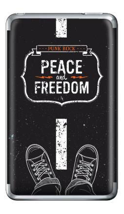 Плакат в стиле Punk Rock: Мир и Свобода - Виниловые наклейки на iPod Classic, страница 27
