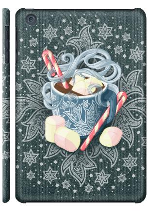 Какао с зефирками - Наклейки на Чехол матовый для iPad Mini, страница 9