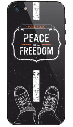 Плакат в стиле Punk Rock: Мир и Свобода - Виниловые наклейки на iPhone 5 - купить в Москве, страница 39