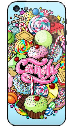 Яркое яйцо из сладостей Candy в стиле поп-арт - Виниловые наклейки на iPhone 5 - купить в Москве, страница 44