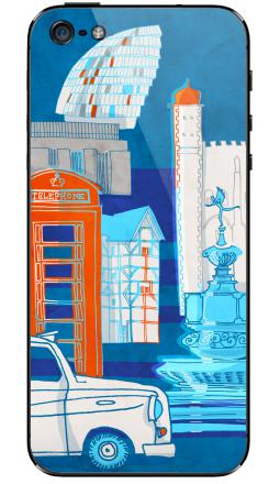 Город Лондон - Виниловые наклейки на iPhone 5 - купить в Москве, страница 40