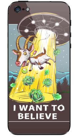 I want to believe - Виниловые наклейки на iPhone 5 - купить в Москве, страница 42