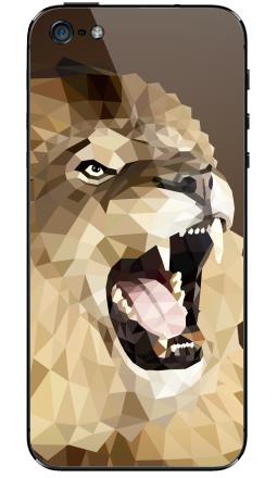 Лев с треугольником - Виниловые наклейки на iPhone 5 - купить в Москве, страница 44