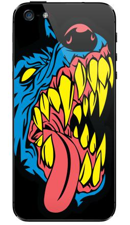 Морда злой собаки. - Виниловые наклейки на iPhone 5 - купить в Москве, страница 41