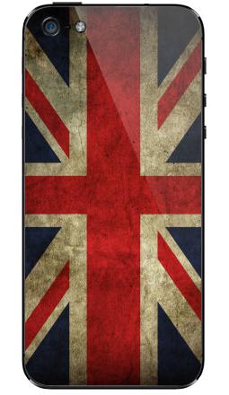 Состаренный флаг Великобритании Юнион Джек - Виниловые наклейки на iPhone 5 - купить в Москве, страница 47