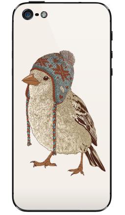 Птица в шапке - Виниловые наклейки на iPhone 5 - купить в Москве, страница 40