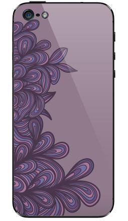 Purple Swirls - Виниловые наклейки на iPhone 5 - купить в Москве, страница 40