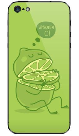Vitamin c - Виниловые наклейки на iPhone 5 - купить в Москве, страница 41