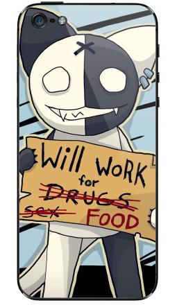 Will work for... - Виниловые наклейки на iPhone 5 - купить в Москве, страница 44