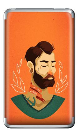 Расти бороду - Виниловые наклейки на iPod Classic, страница 27