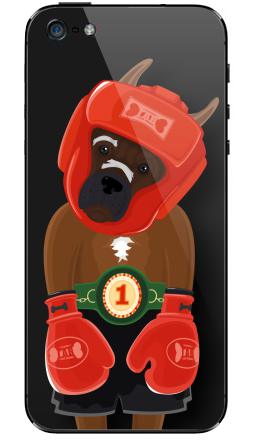 Боксёр - Виниловые наклейки на iPhone 5 - купить в Москве, страница 38