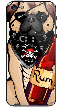 Pirate pug - Виниловые наклейки на iPhone 5 - купить в Москве, страница 39