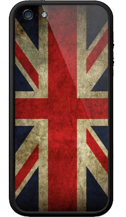 Состаренный флаг Великобритании Юнион Джек - Бампер на iPhone 5, 5S, страница 31