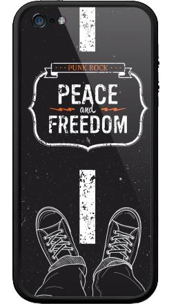 Плакат в стиле Punk Rock: Мир и Свобода - Бампер на iPhone 5, 5S, страница 25