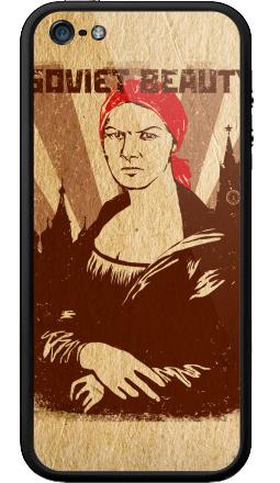 Советская красавица в стиле советских плакатов SOVIET BEAUTY - Бампер на iPhone 5, 5S, страница 33