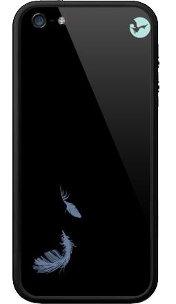 Ворон с раскрытым клювом под луной на темном фоне - Бампер на iPhone 5, 5S, страница 32