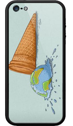 Планета Земля тает как мороженое апокалипсис - Бампер на iPhone 5, 5S, страница 32