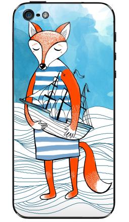 Лис-морячок - Виниловые наклейки на iPhone 5 - купить в Москве, страница 38