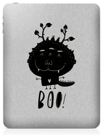 Милый черно-белый монстр с надписью BOO! - Наклейки на iPad, страница 46