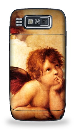 Фотография футболки Sistine Madonna / Сикстинская Мадонна херувим в задумчивом виде спокойствия и уюта