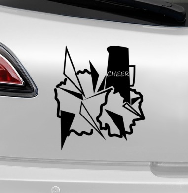 Фотография футболки Энергичный геометрический принт CHEER