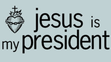 Jesus Is My President Иисус Мой Президент черно белая графика - Победители недели со скидкой, Новинки 
