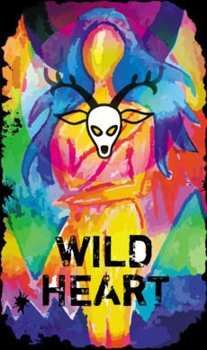 Яркий арт-постер «Wild Heart» с маской оленя - Купить футболки победителей, Новинки, страница 75 