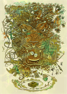 Иллюстрация африканской природы и охотника / Illustration of African nature and hunter - Победители недели со скидкой, Новинки 