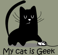 My cat is Geek - Купить футболки победителей, Новинки, страница 96 