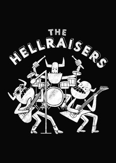 The Hellraisers / Нарушители спокойствия играют монстры рок музыканты