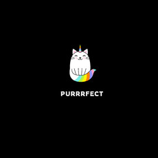 Милый единорог-кот с радужным рожком PURRRFECT - Купить футболки победителей, Новинки, страница 14 