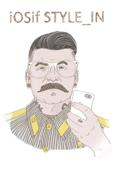 Ироничный портрет iOSif STYLE_IN в стиле ретро
