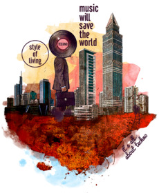 Techno Businessman Music will save the world / Техно бизнесмен style of living - Победители недели со скидкой, Новинки 